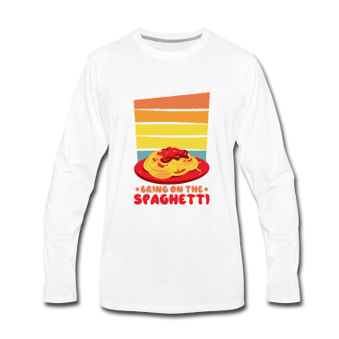 Kochen Langarmshirt - italienisch Spaghetti Pasta Nudeln Lasagne