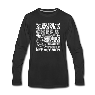 Kochen Langarmshirt - Koch einmal ein Koch Immer ein Koch