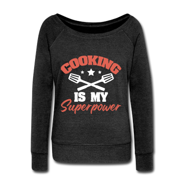 Kochen Langarmshirt - kochen superpower koch