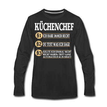 Kochen Langarmshirt - Küchenchef Koch Kochen