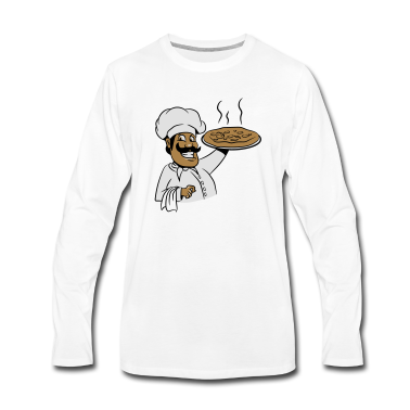 Kochen Langarmshirt - kochen koch pizza
