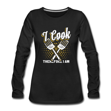 Kochen Langarmshirt - Kochen Geschenk Koch