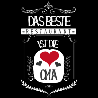 Motiv ♥ Das beste Restaurant ist die Oma ♥ (1001 SMILES)