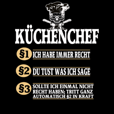 Motiv Küchenchef Koch Kochen