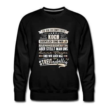 Kochen Pullover - Kompetenter Koch Koch