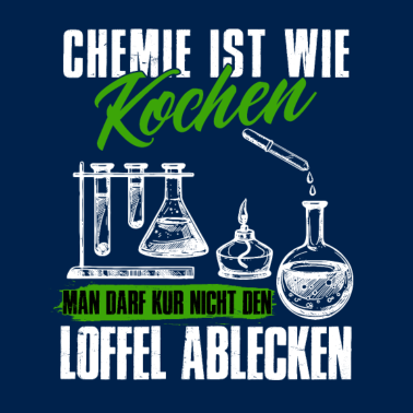 Motiv Chemie ist wie kochen