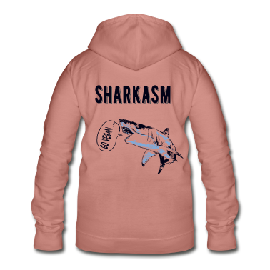 Kochen Hoodie - Sharkasm Vegan,Hai Sarkasmus Shirt Shark Humor