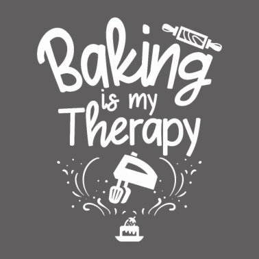 Motiv Baking Is My Therapy - Geschenk