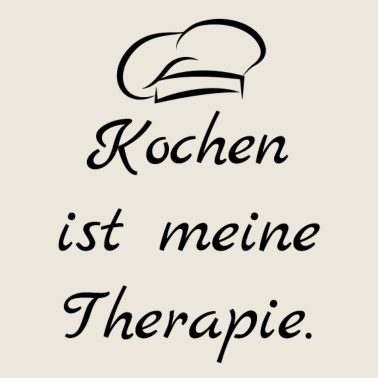 Motiv Kochen Therapie Spruch