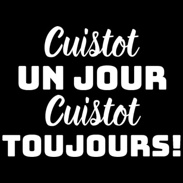 Motiv Koch eines Tages immer Koch. Koch