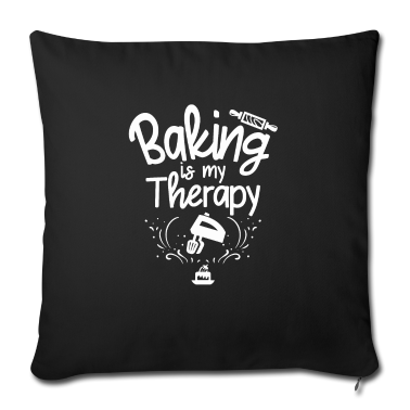 Kochen Kissenbezug - Baking Is My Therapy - Geschenk