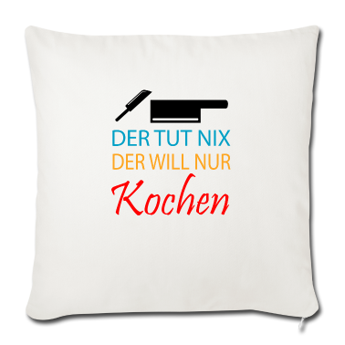 Kochen Kissenbezug - Koch kochen backen