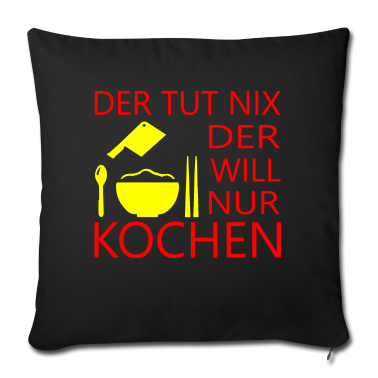 Kochen Kissenbezug - Koch kochen backen