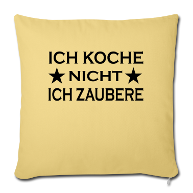 Kochen Kissenbezug - Koch kochen backen
