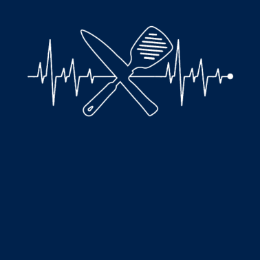 Motiv Herzschlag Herzlinie Herzfrequenz Koch Köchin