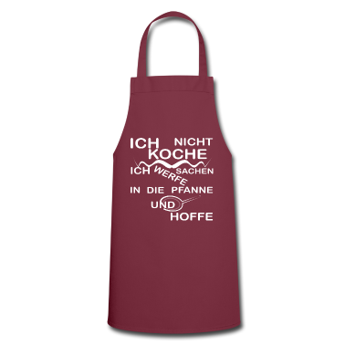 Kochen Sch&uuml;rze - Ich koche nicht ich hoffe cooles koch T-shirt