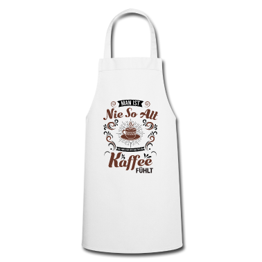 Kochen Schürze - Witziger Espressotrinker Spruch, Kaffee Geschenk