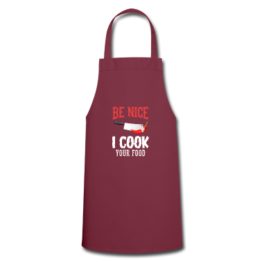 Kochen Schürze - I cook your food - Koch, Köchin, Schneebesen