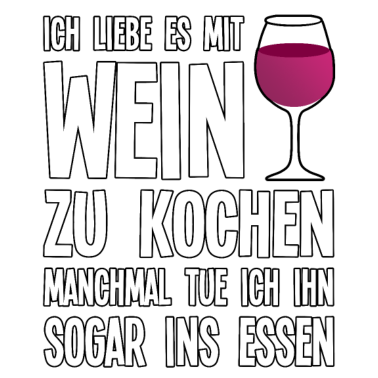Motiv Koch - Wein lustiges Geschenk