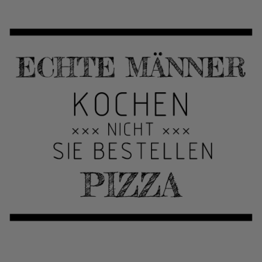 Motiv MAeNNER PIZZA bestellen food burger kochen