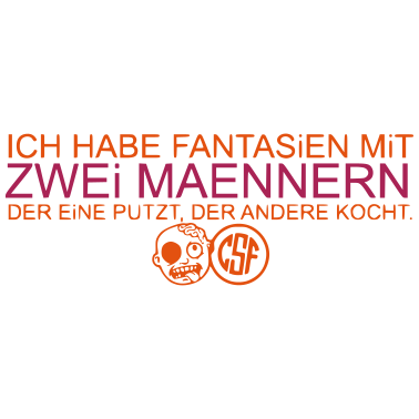 Motiv Ich habe Fantasien mit zwei Maennern der eine putz