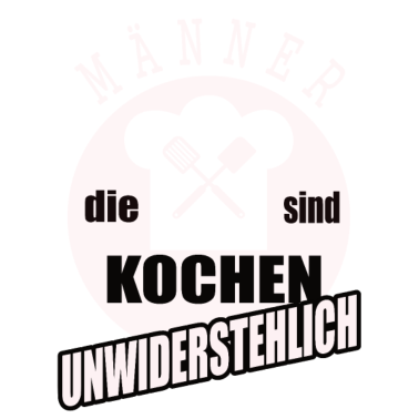 Motiv Manner die Kochen sind unwiderstehlich