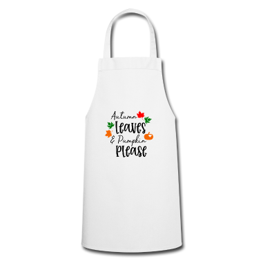 Kochen Schürze - Autumn leaves pumpkin please