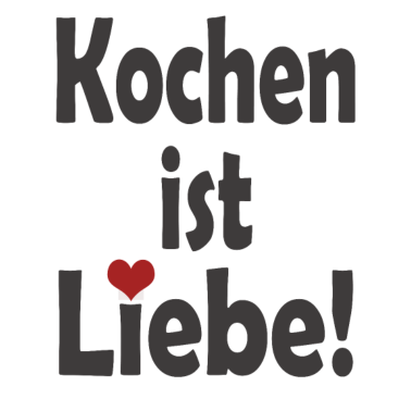 Motiv Kochen ist Liebe