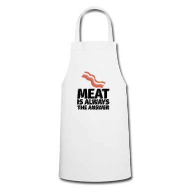 Kochen Schürze - Meat is Always the Answer Bacon - Illustration