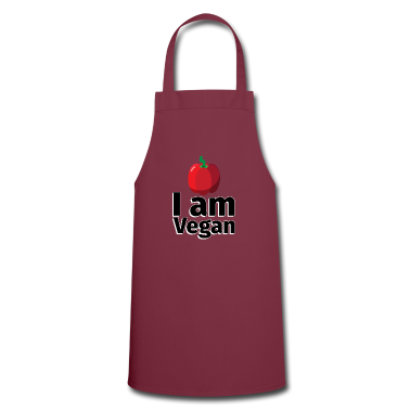 Kochen Schürze - I am Vegan Paprika - Illustration