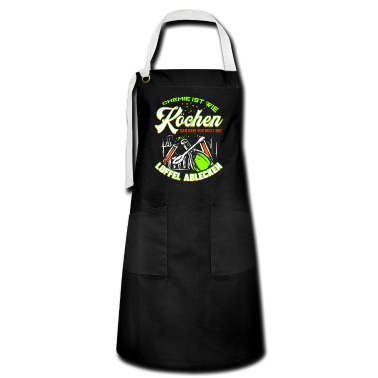 Kochen Schürze - Chemiker Wissenschaft Chemie Kochen Löffel Spruch