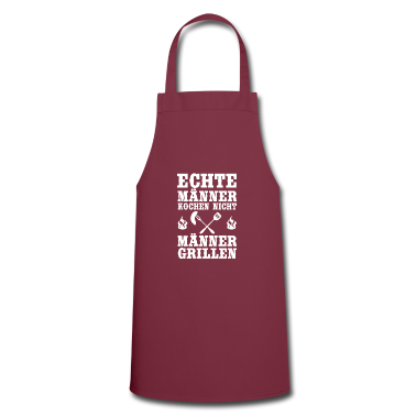 Kochen Schürze - Echte Männer grillen Lustiger Spruch Geschenkidee