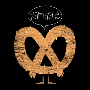 Motiv Brezel Namaste Geschenk