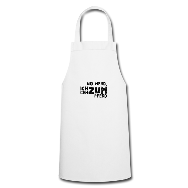 Kochen Schürze - ich geh lieber reiten