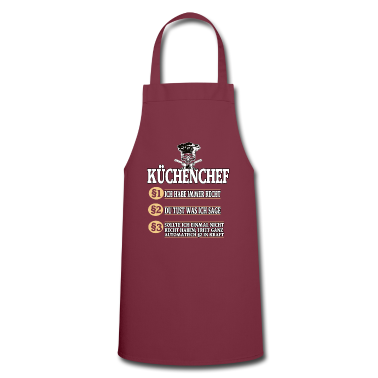 Kochen Schürze - Küchenchef Koch Kochen