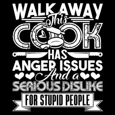 Motiv Koch Koch hat Ärgerprobleme
