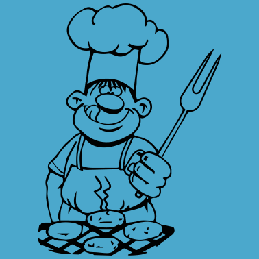 Motiv kochen koch BBQ grillen