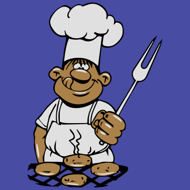 Motiv kochen koch BBQ grillen