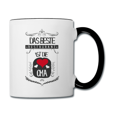 Kochen Tasse - ♥ Das beste Restaurant ist die Oma ♥ (1001 SMILES)