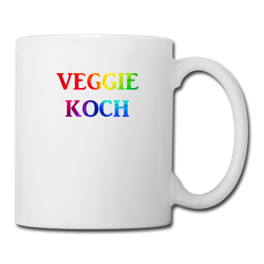 Kochen Tasse - Veggie Koch in Farbe Koch und Kochen Shirts