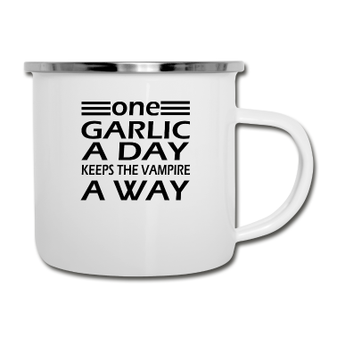 Kochen Emaille Tasse - Koch kochen backen