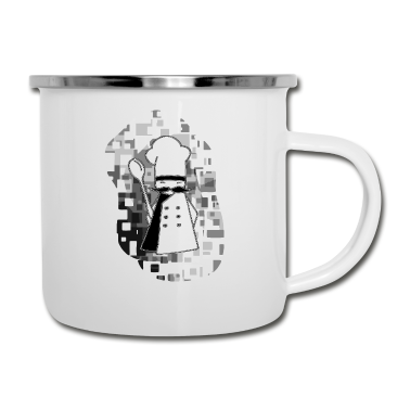 Kochen Emaille Tasse - Koch