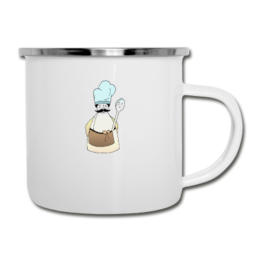 Kochen Emaille Tasse - Koch