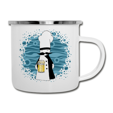 Kochen Emaille Tasse - Koch