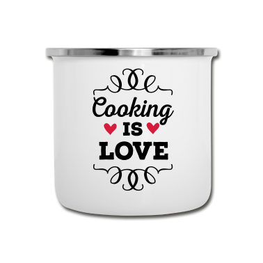 Kochen Emaille Tasse - Koch