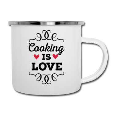 Kochen Emaille Tasse - kochen