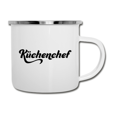 Kochen Emaille Tasse - Koch
