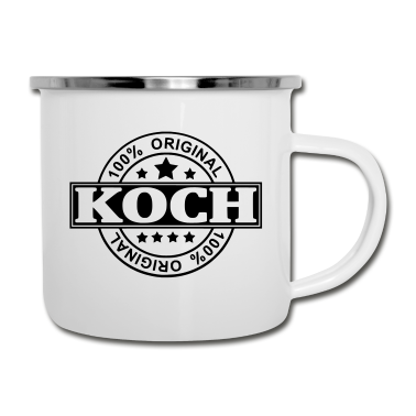 Kochen Emaille Tasse - Koch