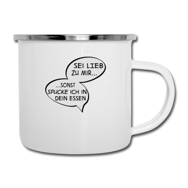 Kochen Emaille Tasse - Koch