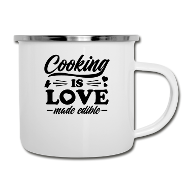 Kochen Emaille Tasse - Kochen